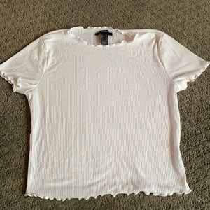 Medium white crop top